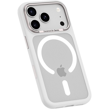 Benks Etui Magnetic Mist Metal Frame (K070) do Iphone 17 Pro Max biały (Camera Control Button)