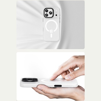 Benks Etui Magnetic Lucid Armor (K070) do Iphone 17 Pro Max biały (Camera Control Button)