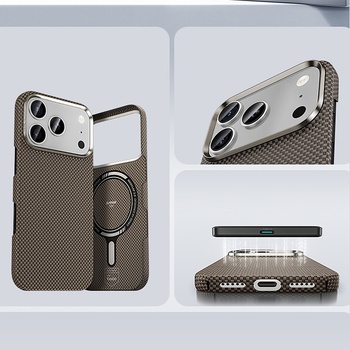 Benks Etui Magnetic Armor Tint Kevlar 1000D (A069) do Iphone 17 Pro niebieski