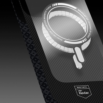 Benks Etui Magnetic Armor Air Armor Grid Kevlar Metal Frame 600D (0039) do Xiaomi 17 Pro czarne
