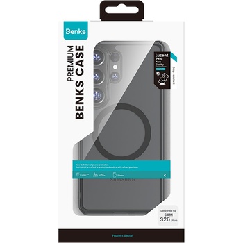 Benks Etui Magnetic Crystal TPU Frame (0048) do Samsung Galaxy S26 czarny