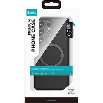 Benks Etui Magnetic Mist with stand (A050) do Samsung Galaxy S26 Ultra czarny