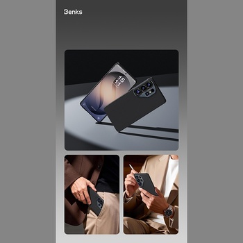Benks Etui Magnetic Armor Air Kevlar Metal Frame 600D (J049) do Samsung Galaxy S26 Plus czarny