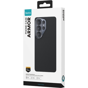 Benks Etui Magnetic Armor Air Kevlar Metal Frame 600D (J049) do Samsung Galaxy S26 Plus czarny