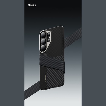 Benks Etui Montage Magnetic Armor Air Kevlar Metal Frame 600D+1500D (F050) do Samsung Galaxy S26 Ultra czarny