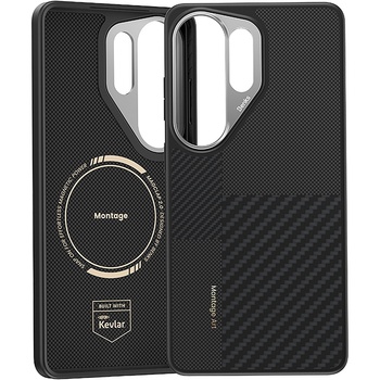 Benks Etui Montage Magnetic Armor Pro Kevlar Metal Frame 600D+1500D (L050) do Samsung Galaxy S26 Ultra czarny