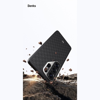 Benks Etui Magnetic Armor Pro Armor Grid Kevlar Metal Frame 600D (H048) do Samsung Galaxy S26 czarne