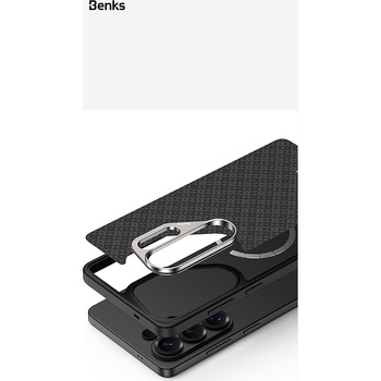 Benks Etui Magnetic Armor Pro Armor Grid Kevlar Metal Frame 600D (H048) do Samsung Galaxy S26 czarne