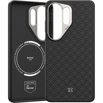 Benks Etui Magnetic Armor Pro Armor Grid Kevlar Metal Frame 600D (H050) do Samsung Galaxy S26 Ultra czarne