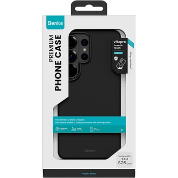 Benks Etui Magnetic Vita Pro Silicone (A050) do Samsung Galaxy S26 Ultra czarny