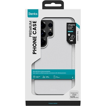 Benks Etui Magnetic Vita Pro Silicone (A050) do Samsung Galaxy S26 Ultra szary