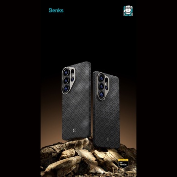 Benks Etui Magnetic Armor Air Armor Grid Kevlar Metal Frame 600D (E048) do Samsung Galaxy S26 czarne