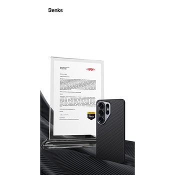 Benks Etui Magnetic Armor Pro Kevlar Metal Frame 600D (G048) do Samsung Galaxy S26 czarny