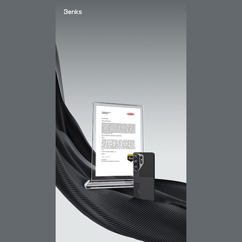 Benks Etui Montage Magnetic Armor Air Kevlar Metal Frame 600D+1500D (F048) do Samsung Galaxy S26 czarny