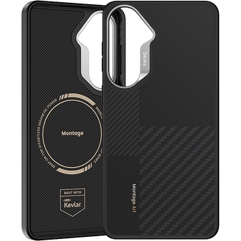 Benks Etui Montage Magnetic Armor Pro Kevlar Metal Frame 600D+1500D (L048) do Samsung Galaxy S26 czarny