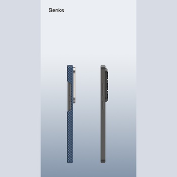 Benks Etui Magnetic Armor Tint Kevlar 1000D (B050) do Samsung Galaxy S26 Ultra niebieski