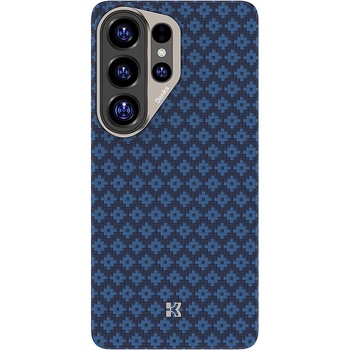 Benks Etui Magnetic Armor Air Armor Grid Kevlar Metal Frame 600D (A050) do Samsung Galaxy S26 Ultra niebieskie