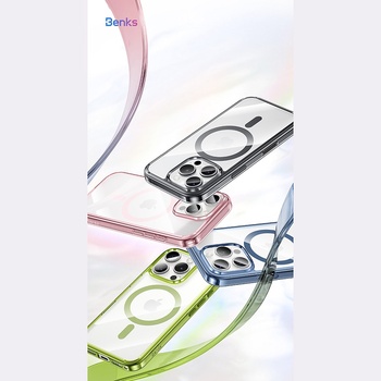 Benks Etui Magnetic Lucent Pro do Iphone 16 Pro różowy