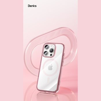 Benks Etui Magnetic Lucent Pro do Iphone 16 Pro różowy