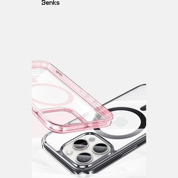 Benks Etui Magnetic Lucent Pro do Iphone 16 Pro różowy