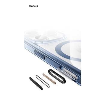 Benks Etui Magnetic Lucent Pro do Iphone 16 Pro różowy