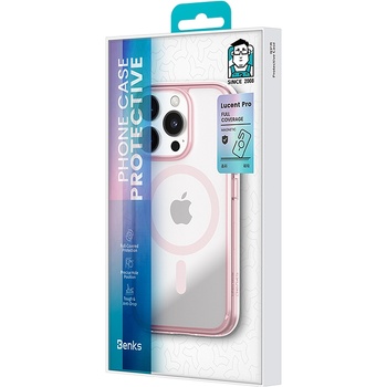 Benks Etui Magnetic Lucent Pro do Iphone 16 Pro różowy