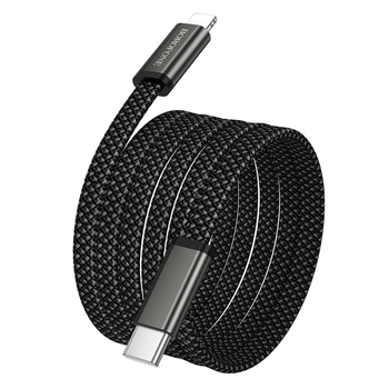 Borofone Kabel BX124 Peace - Typ C na Lighting - PD 30W 1 metr czarny