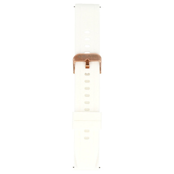 Blavec Pasek uniwersalny do W-17 Amber 18mm silikonowy biały (uszkodzone opakowanie)