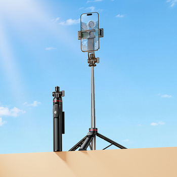 Borofone Selfie Stick BY15 Throne bluetooth with tripod and remote control black