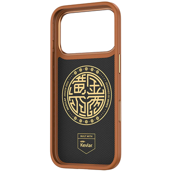 Benks Etui Magnetic Armor Pro Armor Grid Kevlar Metal Frame 600D (C.K.FL.AP.GD.F070) do Iphone 17 Pro Max pomarańczowe
