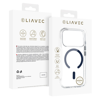 Liavec Pure Case do Iphone 17 Pro/18 Pro granatowy (Camera Control Button)