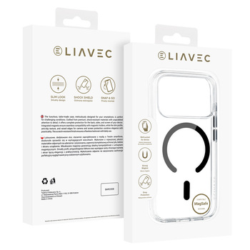 Liavec Pure Case do Iphone 17 Pro/18 Pro czarny (Camera Control Button)