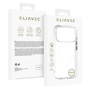 Liavec Pure Case do Iphone 17 Pro/18 Pro biały (Camera Control Button)
