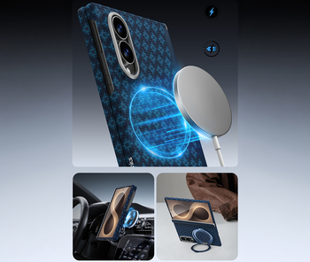 Benks Magnetic Armor Grid Air Grand Combo Case (C.K.FL.SA.BE.S060) do Samsung Galaxy Z Fold 8 blue