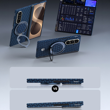 Benks Magnetic Armor Grid Air Grand Combo Case (C.K.FL.SA.BE.0051) do Samsung Galaxy Z Fold 8 Ultra blue