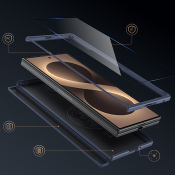 Benks Magnetic Armor Grid Pro Grand Combo Case (C.K.FL.SA.BE.C051) do Samsung Galaxy Z Fold 8 Ultra blue