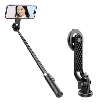 Blavec Selfie Stick Aluminium Fusion P-06 Magsafe tripod + remote control + holder 1,34 metres (SSFP06-MTRHB134) black (damaged packaging)