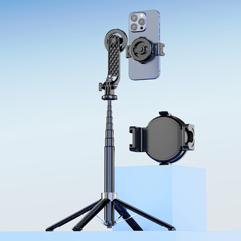 Blavec Selfie Stick Aluminium Fusion P-06 Magsafe tripod + remote control + holder 1,34 metres (SSFP06-MTRHB134) black (damaged packaging)