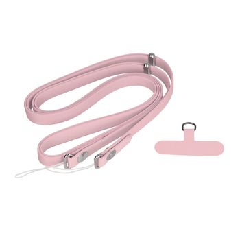 Smycz Crossbody Strap - bladoróżowa