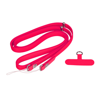 Crossbody Strap lanyard - coral