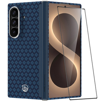 Benks Etui Magnetic Armor Grid Air Grand Combo (C.K.FL.SA.BE.0051) do Samsung Galaxy Z Fold 8 Ultra niebieski