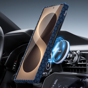 Benks Etui Magnetic Armor Grid Air Grand Combo (C.K.FL.SA.BE.0051) do Samsung Galaxy Z Fold 8 Ultra niebieski