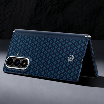 Benks Etui Magnetic Armor Grid Air Grand Combo (C.K.FL.SA.BE.0051) do Samsung Galaxy Z Fold 8 Ultra niebieski