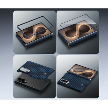 Benks Etui Magnetic Armor Grid Air Grand Combo (C.K.FL.SA.BE.S060) do Samsung Galaxy Z Fold 8 niebieski