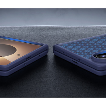 Benks Etui Magnetic Armor Grid Pro Grand Combo (C.K.FL.SA.BE.CS60) do Samsung Galaxy Z Fold 8 niebieski