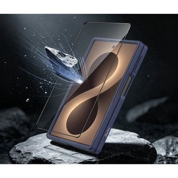 Benks Etui Magnetic Armor Grid Pro Grand Combo (C.K.FL.SA.BE.CS60) do Samsung Galaxy Z Fold 8 niebieski