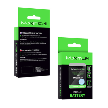 Bateria Maximcell do Nokia 5140/5200/5300/6020/6070 (BL-5B) 1000mAh Li-ion (uszkodzone opakowanie)