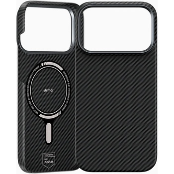 Benks Etui Magnetic Armor Air Kevlar Metal Frame 600D (C.K.FL.AP.BK.0069) do Iphone 17 Pro czarny (uszkodzone opakowanie)