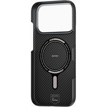 Benks Etui Magnetic Armor Air Kevlar Metal Frame 600D (C.K.FL.AP.BK.0069) do Iphone 17 Pro czarny (uszkodzone opakowanie)