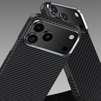 Benks Etui Magnetic Armor Air Kevlar Metal Frame 600D (C.K.FL.AP.BK.0069) do Iphone 17 Pro czarny (uszkodzone opakowanie)